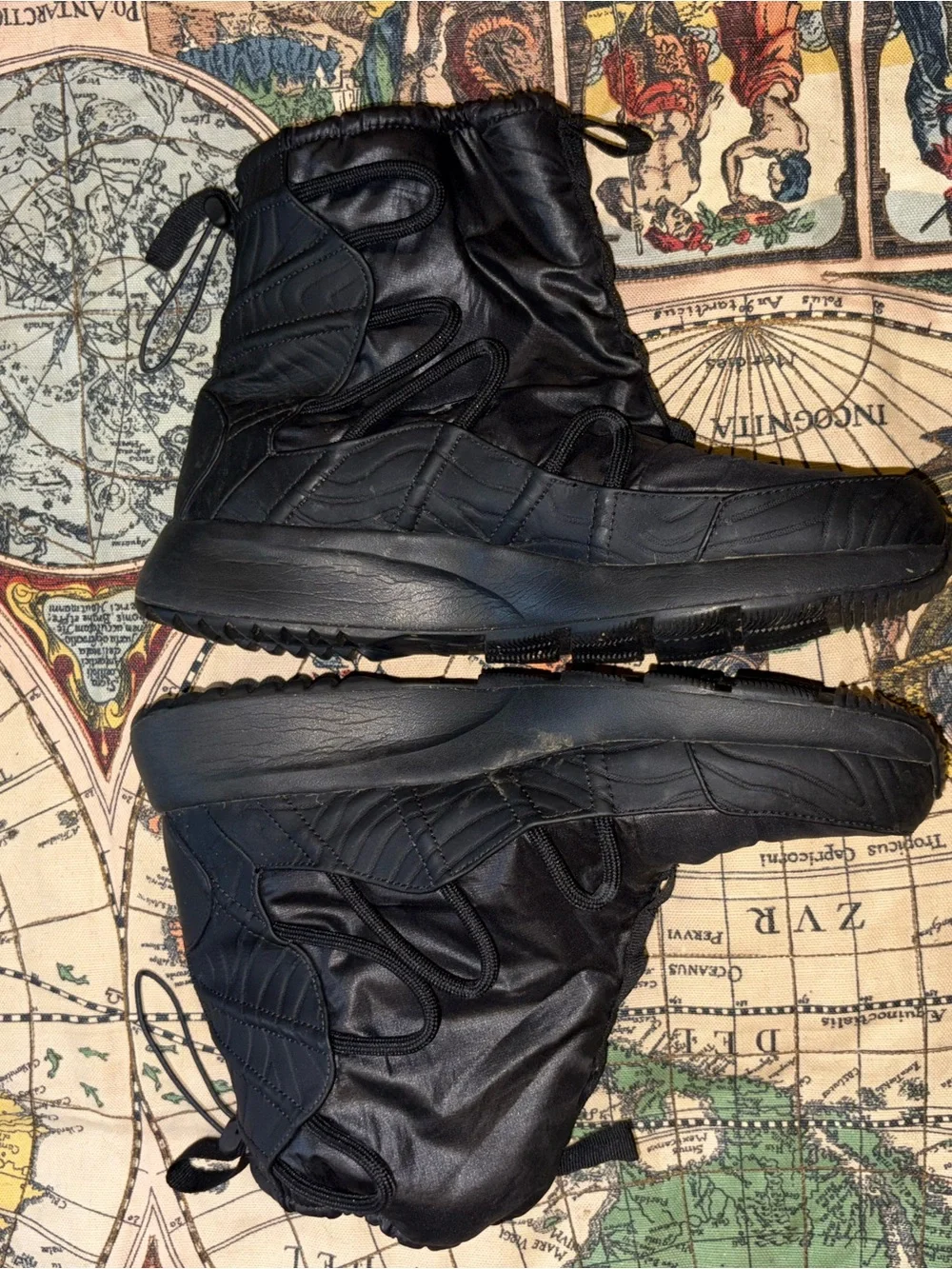 Men's Black Winter Ankle Boots - Sleek Insulated Design